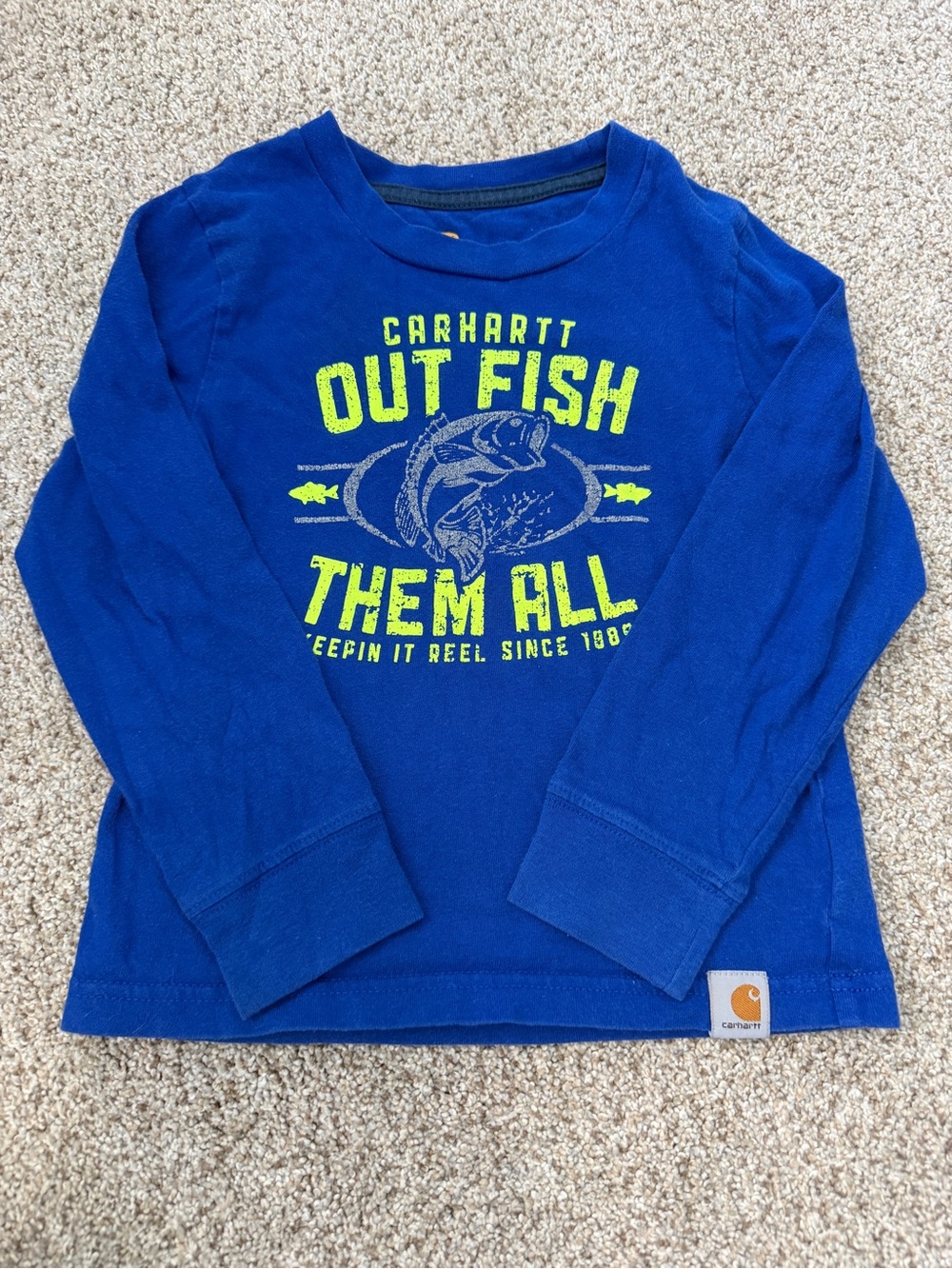Carhartt Toddler Long Sleeve Fishing Shirt